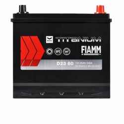 Аккумулятор автомобильный Fiamm 60Аh 540А Titanium Black Asia R+ D23