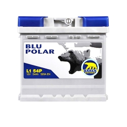 Аккумулятор автомобильный Baren 54Аh 520А Blu polar R+ L1