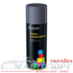 Фарба Емаль Універсальна Lider RAL 7024 Темно-сіра Аерозоль 400мл