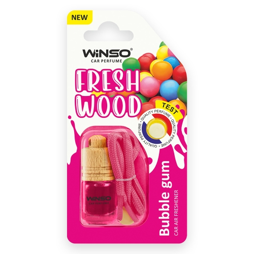 Ароматизатор повітря Winso Fresh Wood Bubble Gum (blister) 4мл