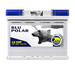 Аккумулятор автомобильный Baren 60Аh 540А Blu polar R+ L2