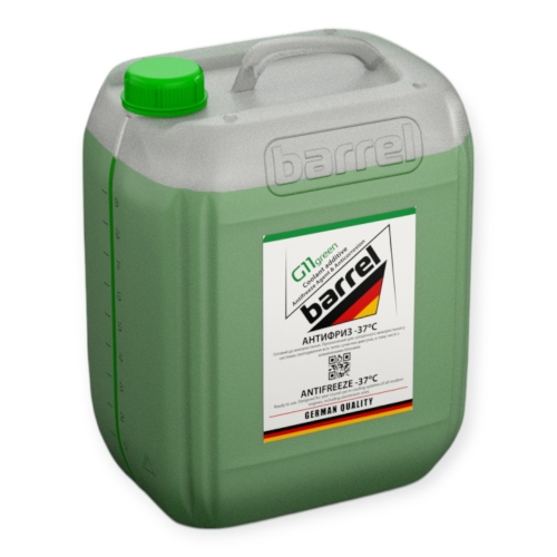 Антифриз Barrel -37°C G11 Зелений 10л