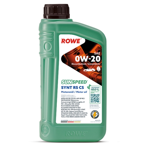 Моторна Олива Rowe 0W-20 Sunspeed Synt RS C5 1л