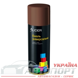 Фарба Емаль Універсальна Lider RAL 8011 Коричнева Аерозоль 400мл