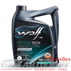 Моторна Олива Wolf 5W-30 Officialtech C3 SP EXTRA 4л
