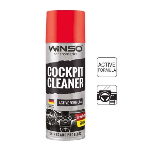Поліроль Пластику Winso Cockpit Cleaner Strawberry 200мл