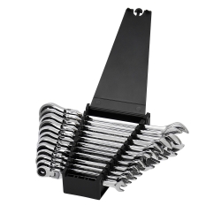 Набір ключів комбінованих з тріскачкою і карданом Winso Pro на холдері 7-19мм 12шт