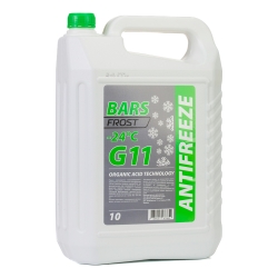 Антифриз Bars -24°C G11 Зелений 9кг