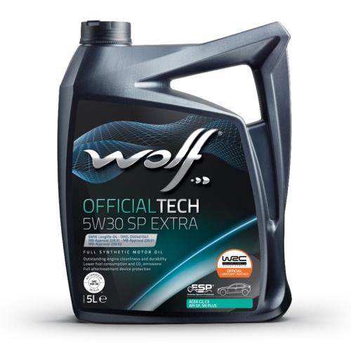 Моторна Олива Wolf 5W-30 Officialtech C3 SP EXTRA 5л