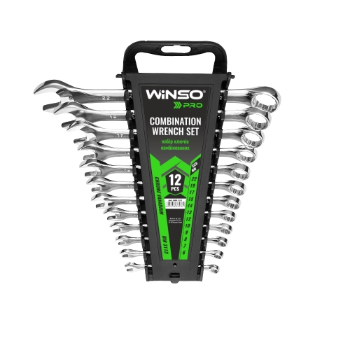 Набір ключів комбінованих Winso Pro на холдері 6-22мм 12шт