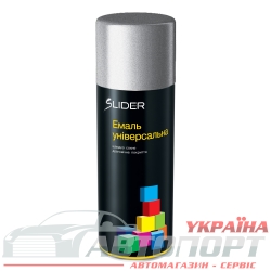 Фарба Емаль Універсальна Lider RAL 9006 Срібляста Аерозоль 400мл