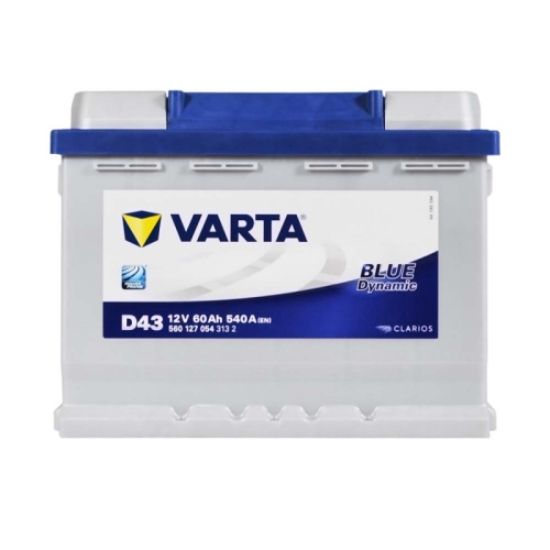 Аккумулятор автомобильный Varta 60Ah 540A Blue Dynamic D43 L+ L2X