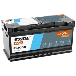 Аккумулятор автомобильный Exide 105Аh 950A EFB Start-Stop EL1050 R+ L6