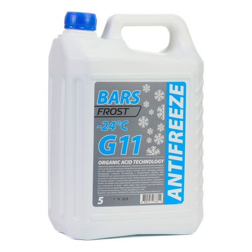 Антифриз Bars -24°C G11 Синій 4.5кг