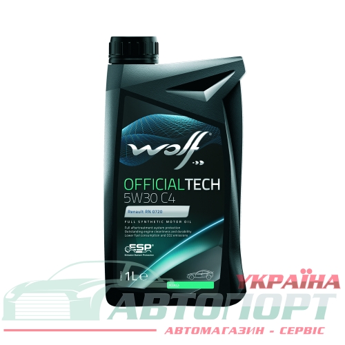Моторна Олива Wolf 5W-30 Officialtech C4 1л