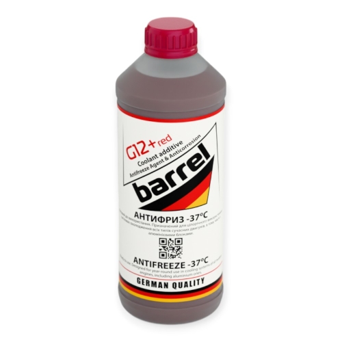Антифриз Barrel -37°C G12+ Червоний 1.5л