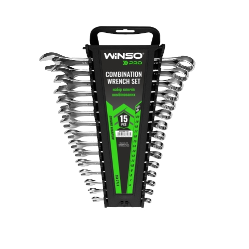 Набір ключів комбінованих Winso Pro на холдері 6-22мм 15шт