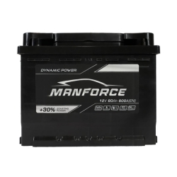 Акумулятор автомобільний Manforce 60Ah 600A TR L+ SMF L2 B13