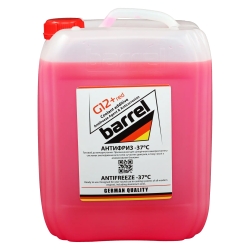 Антифриз Barrel -37°C G12+ Червоний 10л