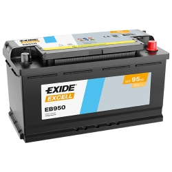 Аккумулятор автомобильный Exide 95Аh 800Ah Excell EB950 R+