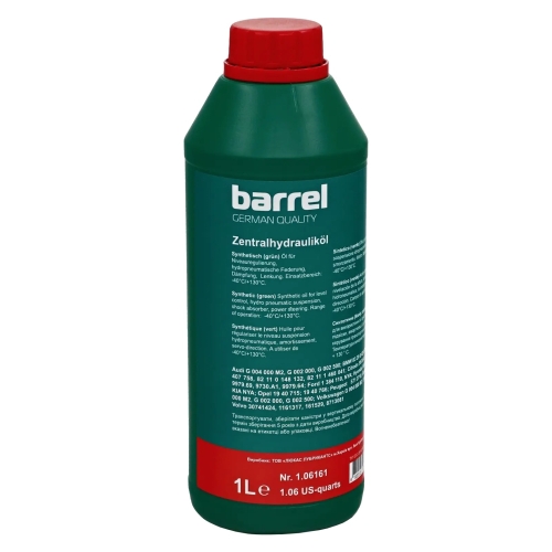 Масло гидравлическое Barrel ATF PSF Dexron IVD (зеленое) синтетическое 1л