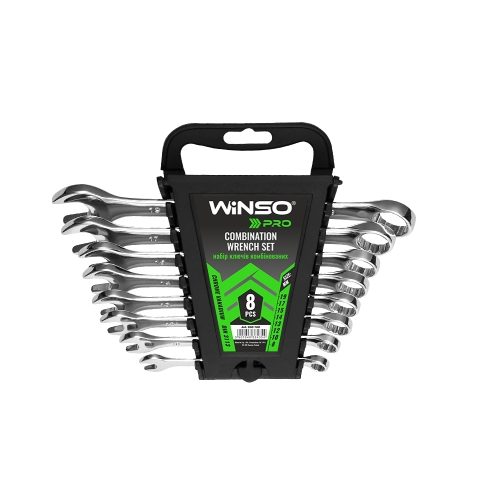 Набір ключів комбінованих Winso Pro на холдері 8-19мм 8шт