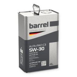 Моторна Олива Barrel 5W-30 Alfa-PAO C3 4л
