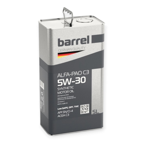 Моторна Олива Barrel 5W-30 Alfa-PAO C3 5л