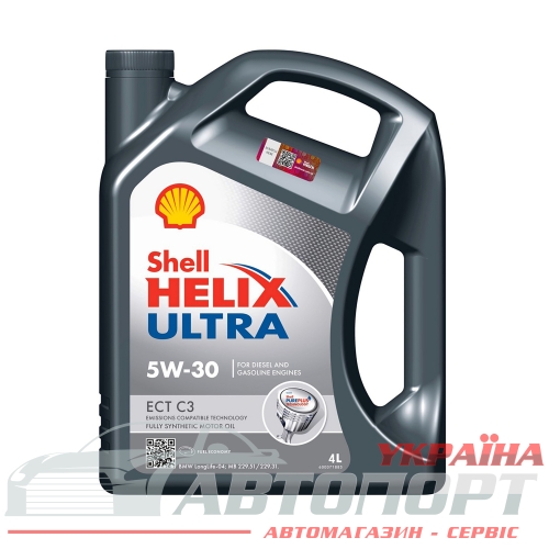 Моторна Олива Shell 5W-30 Helix Ultra ECT C3 5л