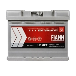 Аккумулятор автомобильный Fiamm 60Аh 600А Titanium Pro R+ L2