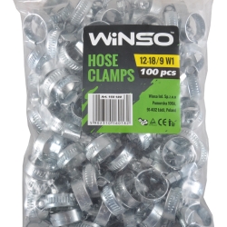 Хомут металевий червячний Winso 12-18/9мм