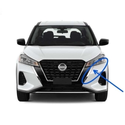 Молдинг бампера передній лівий хром Nissan Kicks (P15) 2021 ОРИГІНАЛ 620755R00A Б/У