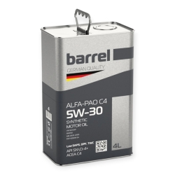 Моторна Олива Barrel 5W-30 Alfa-PAO C4 4л