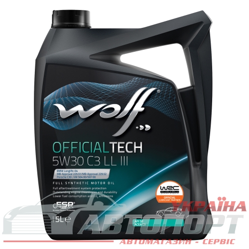 Моторна Олива Wolf 5W-30 Officialtech LL III 5л