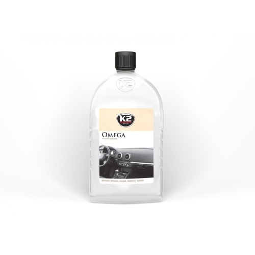 Поліроль Пластику Гель K2 Omega + аплікатор+мікрофібра 500мл