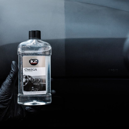 Поліроль Пластику Гель K2 Omega + аплікатор+мікрофібра 500мл
