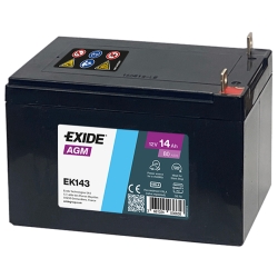 Акумулятор автомобільний Exide 14Аh 80A AGM Start-Stop Auxiliary EK143 L+