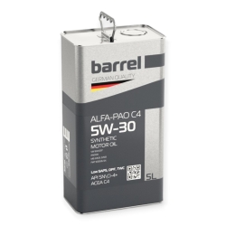 Моторна Олива Barrel 5W-30 Alfa-PAO C4 5л