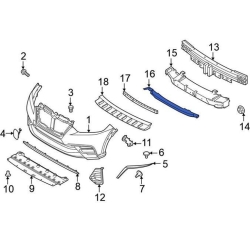 Адсорбер бампера (піна) реставрований Nissan Kicks (P15) 2021 ОРИГІНАЛ 620905R05A Б/У
