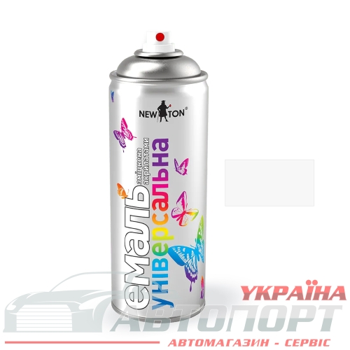 Краска Универсальная New Ton Белая RAL 9010 400мл