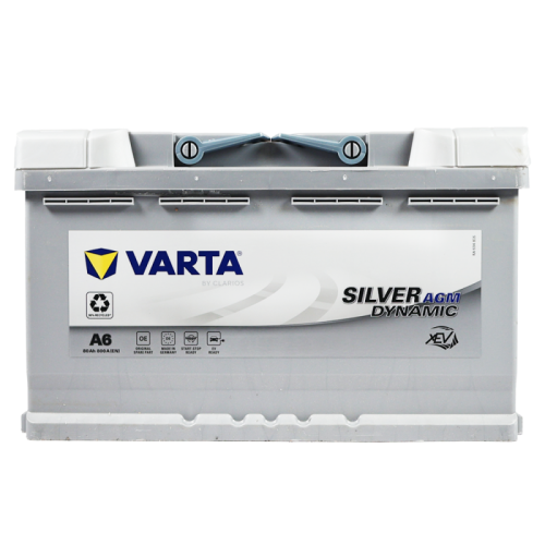 Акумулятор автомобільний Varta 80Ah 800А Silver Dynamic AGM A6 R+ L4