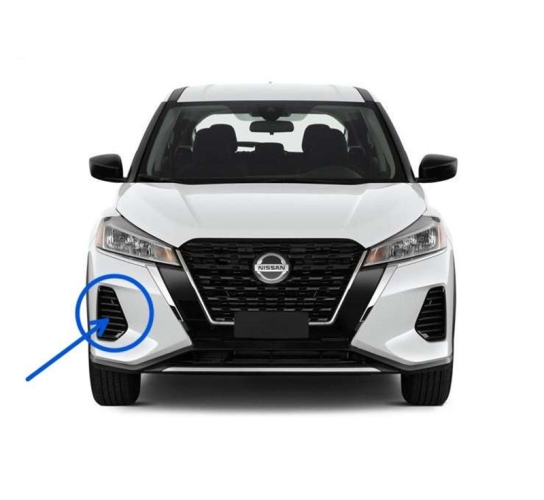 Заглушка бампера протитуманної фари права Nissan Kicks (P15) 2021 ОРИГІНАЛ 622525RY5A Б/У