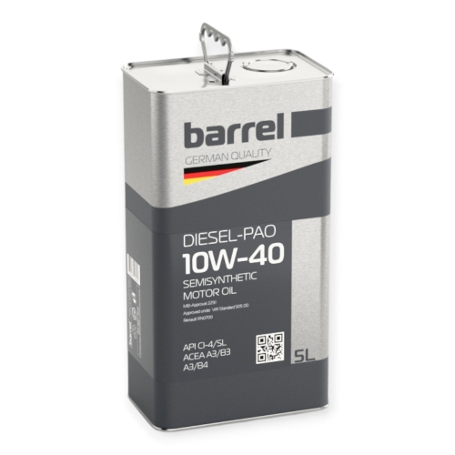 Моторна Олива Barrel 10W-40 Diesel-PAO 5л