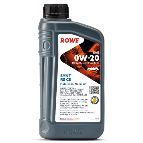 Моторна Олива Rowe 0W-20 Hightec Synt RS C5 1л
