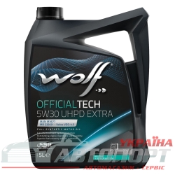 Моторна Олива Wolf 5W-30 Officialtech UHPD Extra 5л