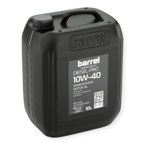 Моторна Олива Barrel 10W-40 Diesel-PAO 10л