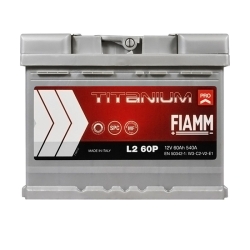 Аккумулятор автомобильный Fiamm 60Аh 540А Titanium Pro R+ L2