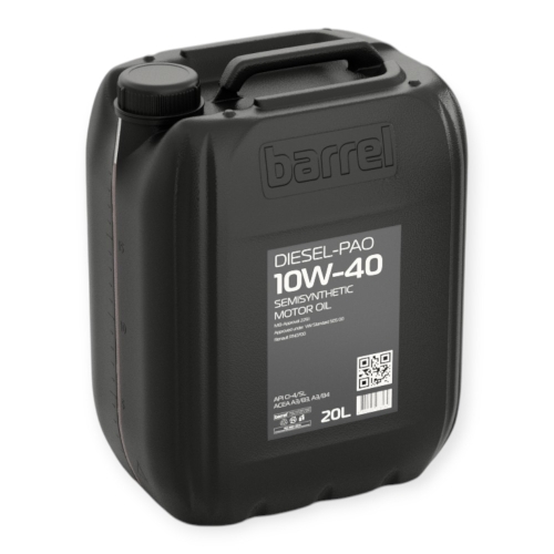 Моторна Олива Barrel 10W-40 Diesel-PAO 20л