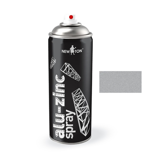Фарба Емаль Спеціалізована New Ton Alu-zinc Аерозоль 400мл