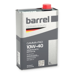 Моторна Олива Barrel 10W-40 Gamma-PAO 1л